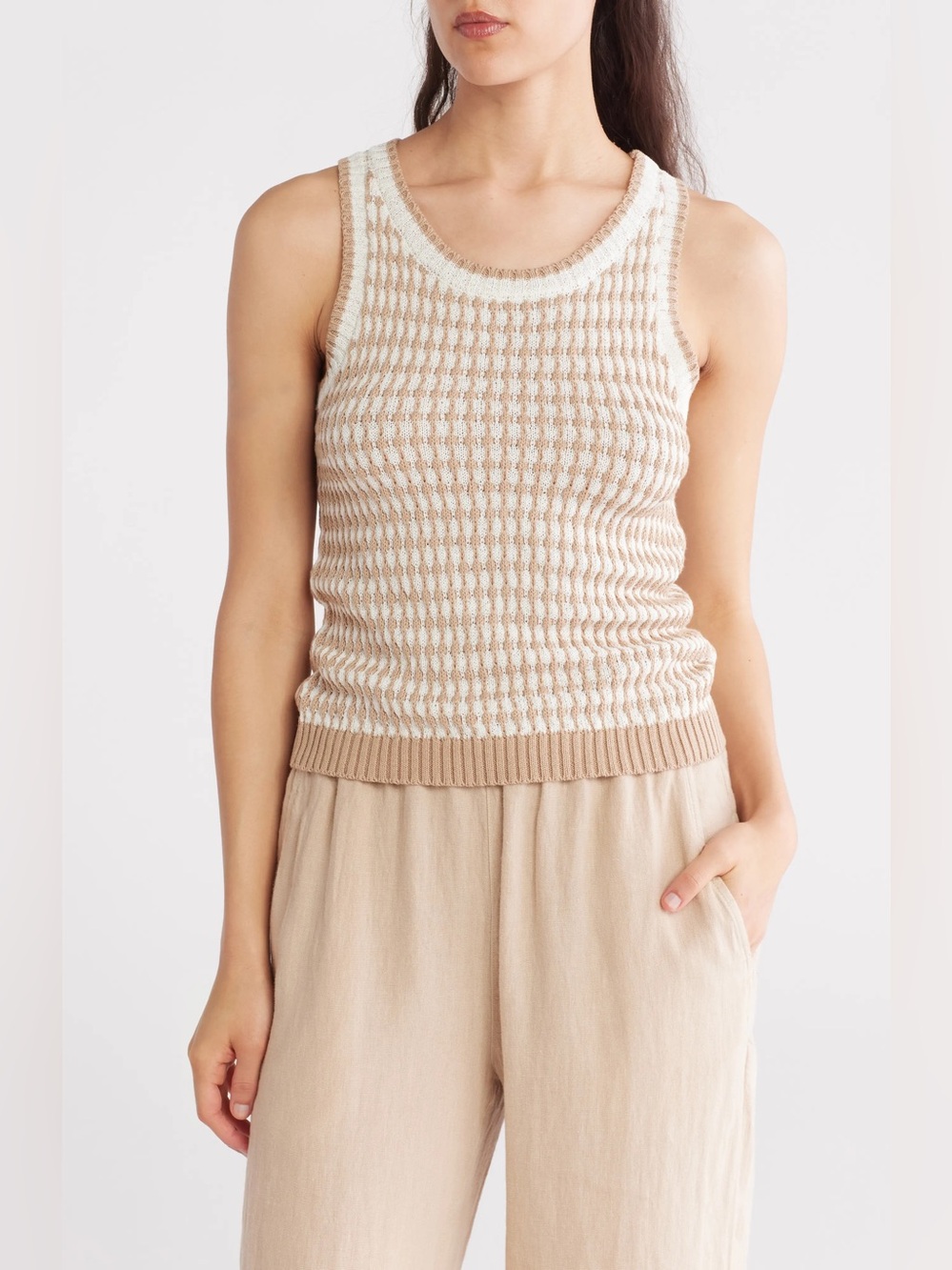 NWT Blu Pepper Knit Sleeveless Sweater